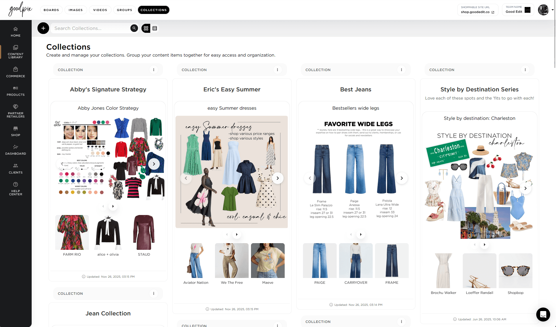 Collections Feed