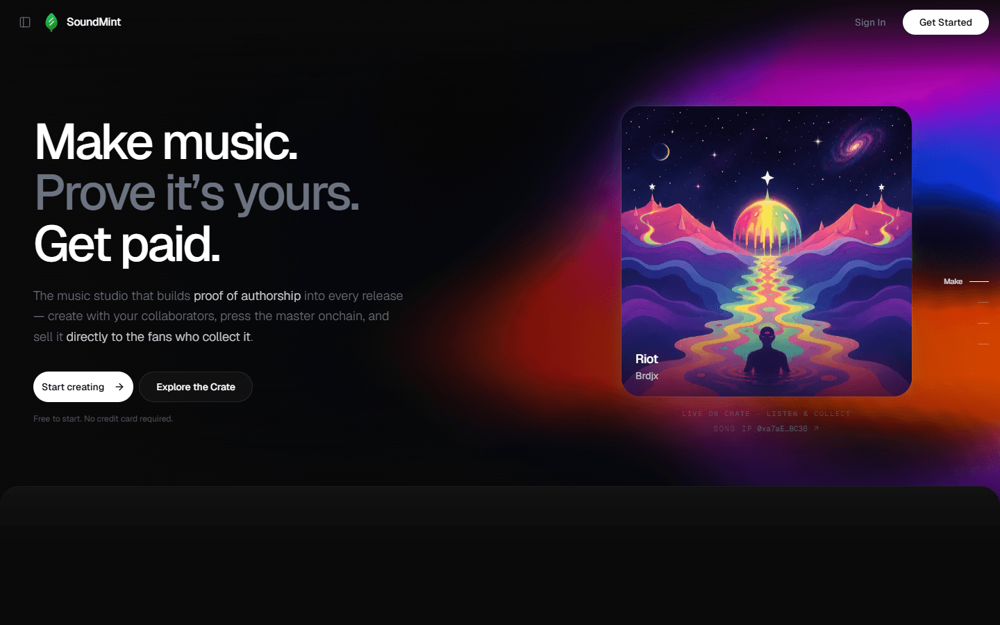 SoundMint live site